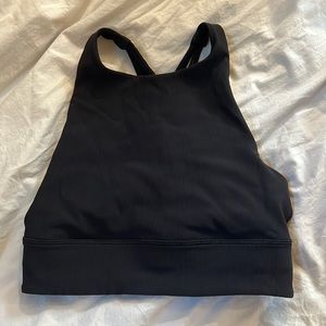 lululemon Energy Ribbed High Neck Bra Medium Support, B–D Cups